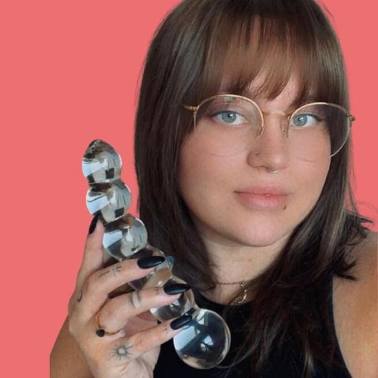 Lovehoney Beaded Sensual Glass Dildo — Test & Review