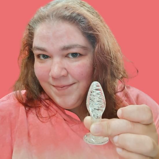 Booty Sparks Glow-in-the-Dark Glass Anal Plug — Test & Review